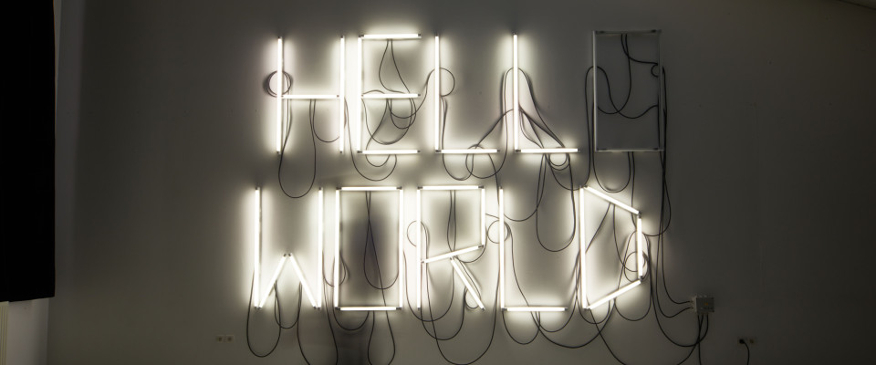 Hello World by Fabien Leaustic